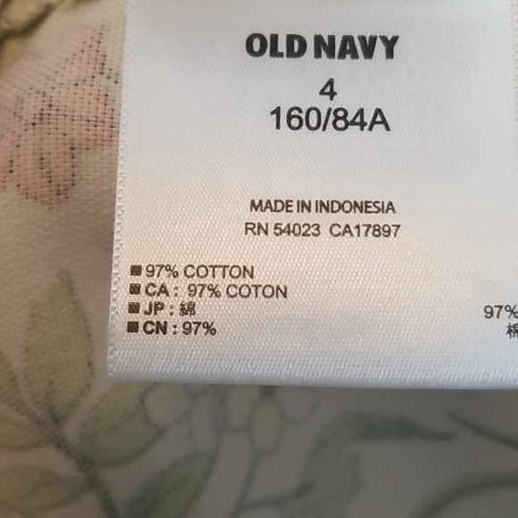 Old Navy Strapless Floral Dress Size 4 - Picture 11 of 13